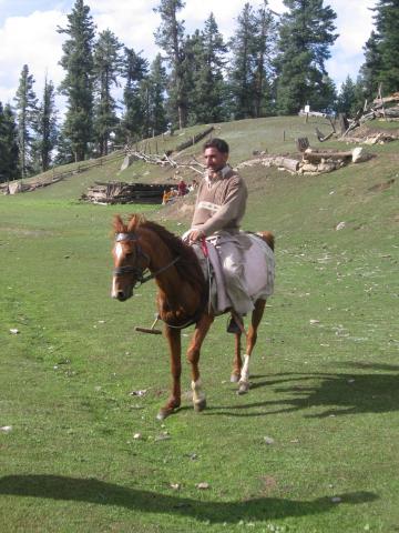 image Jugador de polo en Fairy Meadow, Pakistán