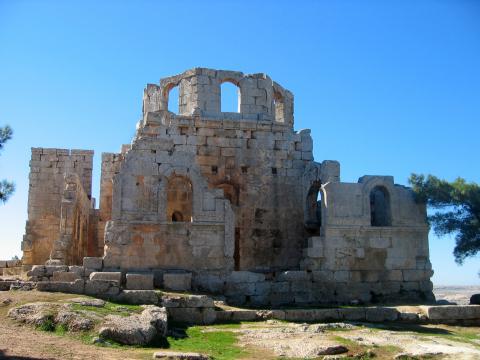 image Edificio anexo a la Catedral de San Simeón, Siria