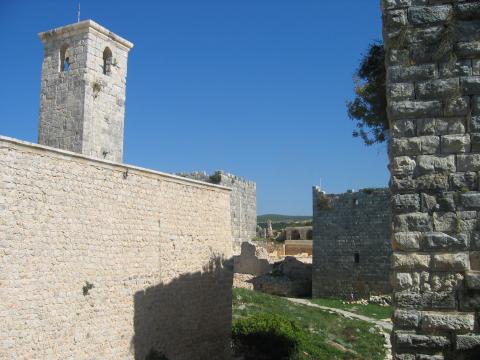 image Edificios del castillo de Saladino, Siria