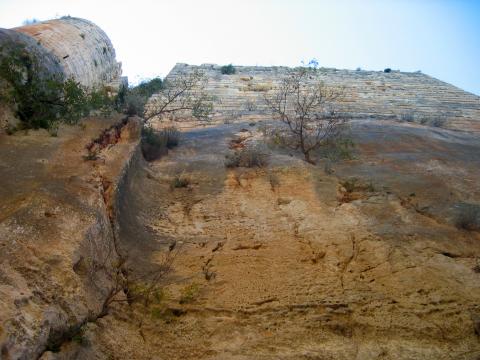 image Muros defensivos del castillo de Saladino, Siria