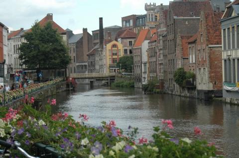 image Canal en Gante, Bélgica