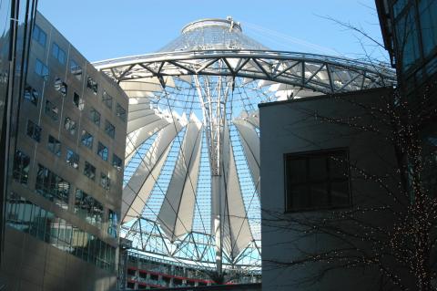 image Sony Center en la Postdamer Platz en Berlín, Alemania