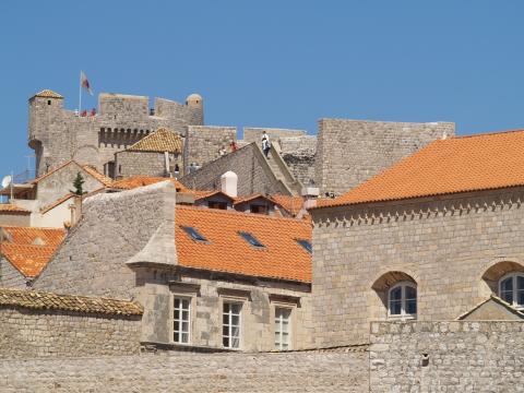 image Fortificaciones y tejados de Dubrovnik, Croacia