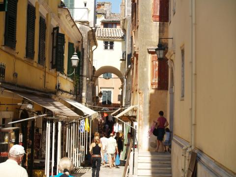 image Barrio de Kampielo, Corfú, Grecia