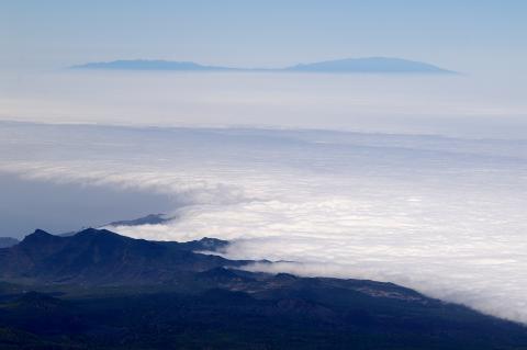 image La Palma vista desde el Teide, Tenerife