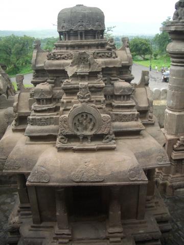 image Templo tallado en las Cuevas de Ellora, India