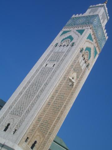 image Minarete de la Mezquita de Hassan II en Casablanca, Marruecos