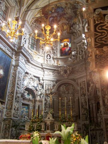 image Interior de la Iglesia del Gesú de Palermo, Sicilia, Italia