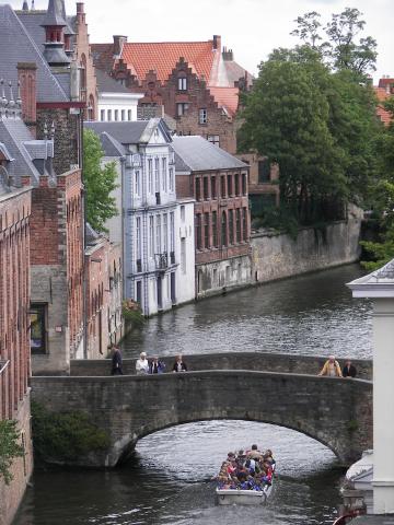 image Vista del casco antiguo de Brujas, Bélgica