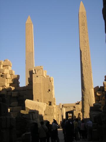 image Obeliscos del Templo de Karnak, Luxor, Egipto