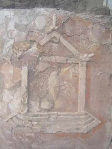 image Señalética de calle de la abundacia, Pompeya, Italia