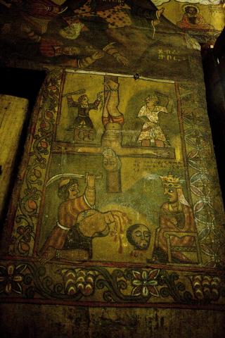 image Martirio de San Pedro, monasterio Debre Birhan Selassie, Etiopía