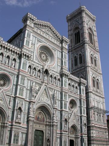 image Vista frontal del Duomo o Catedral de Florencia, Italia