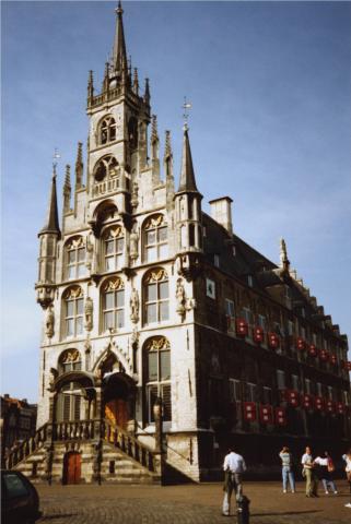 image Fachada del ayuntamiento de Gouda, Holanda