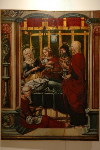 image El nacimiento de la Virgen, Huesca