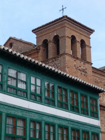 image Detalle de las casas de la Plaza Mayor de Almagro, Ciudad Real 