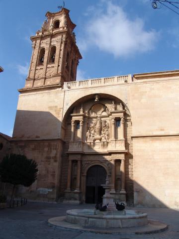 image Pórtico de la Iglesia de la Asunción, Almansa, Albacete 
