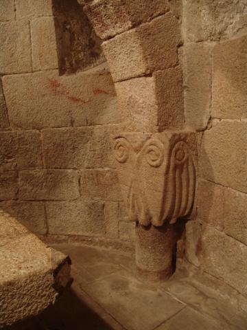 image Capitel de la cripta del Monasterio de San Salvador de Leyre, Navarra 