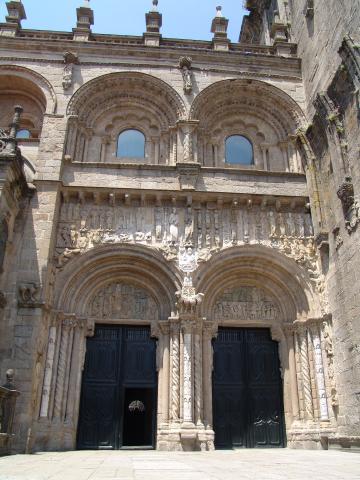 image Fachada de las Platerias de la Catedral de Santiago de Compostela, A Coruña 