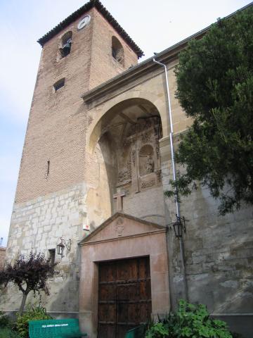 image Fachada y torre de la Iglesia de Nuestra Señora de la Calle, Redecilla del Camino, Burgos