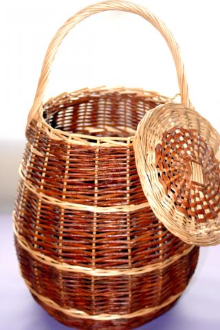 image Cachulero, mezcla de mimbre negro, negro y buf 