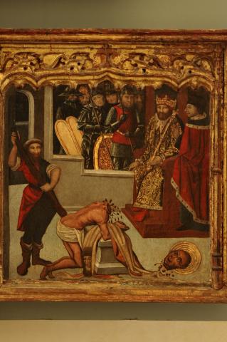 image Martirio de San Bartolomé. Retablo de San Bartolomé, Huesca