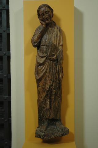 image San Juan. Madera policromada, Huesca