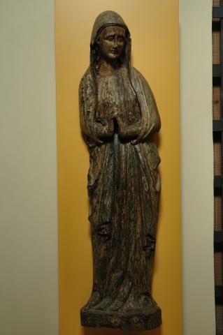 image María, Madre de Jesús. Madera policromada, Huesca