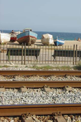 image Vías del tren, Barcelona