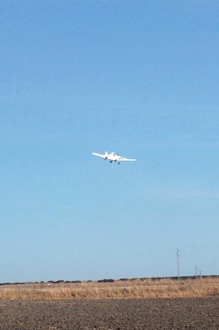 image Avioneta maniobrando en una plantación de algodón