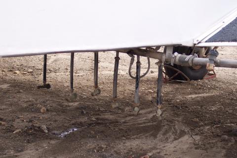 image Detalle de una avioneta fumigadora