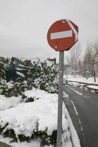 image Calles nevadas, Madrid