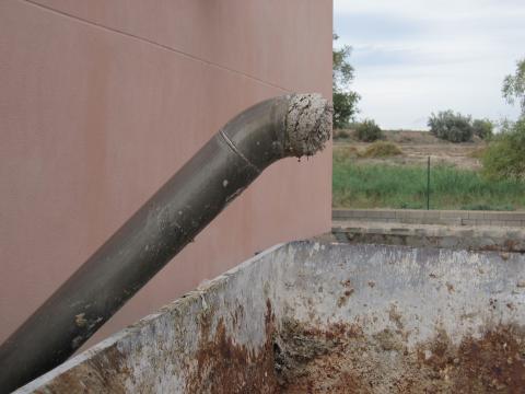 image Contenedor de residuos de una EDAR
