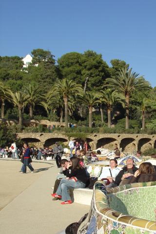 image Banco serpenteante, Parque Güell, Barcelona