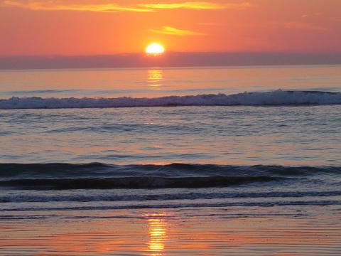 image Atardecer en la playa del Parque Nacional de Doñana, Huelva