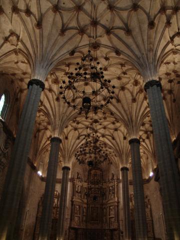 image Bóvedas nervadas, Catedral de Barbastro, Huesca