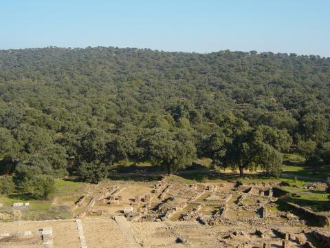 image Casas romanas y entorno de las Ruinas de Munigua, Villanueva del Río y Minas, Sevilla
