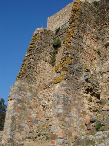 image Detalle del Santuario de Terrazas, Ruinas de Munigua, Villanueva del Río y Minas, Sevilla