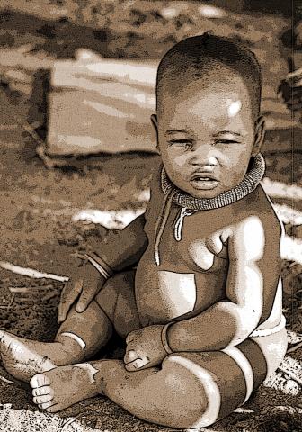 image Niño Himba, Namibia