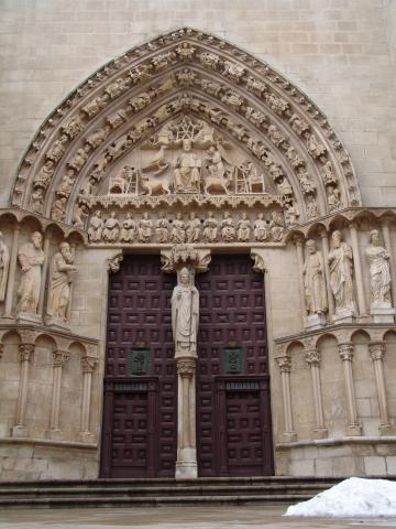 image Puerta del Sarmental en la Catedral de Burgos
