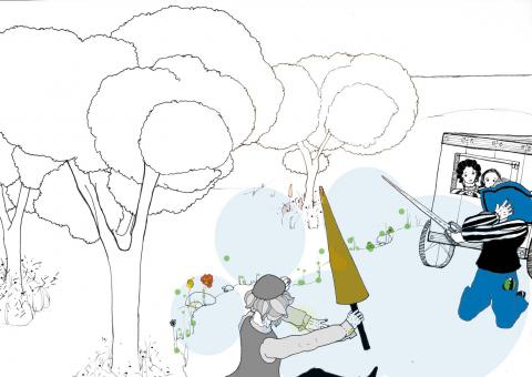 image El Quijote (segunda salida): Batalla del moro vizcaíno