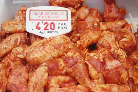 image Alas de pollo adobadas