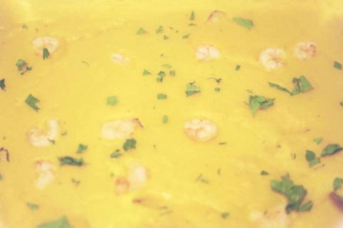 image Crema con gambas