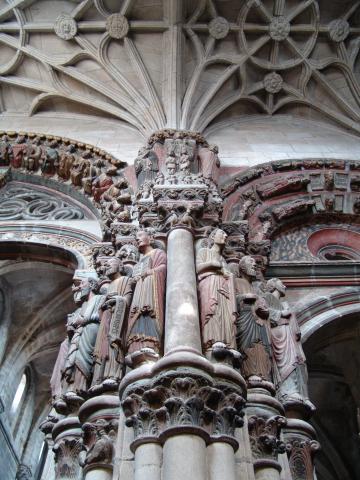image Detalle del Pórtico del Paraíso, Catedral de Ourense