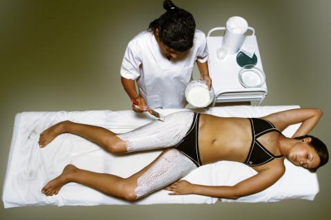 image Vendas frías: aplicación de la mascarilla