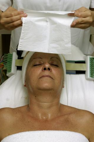 image Electrolifting: colocación de tissue