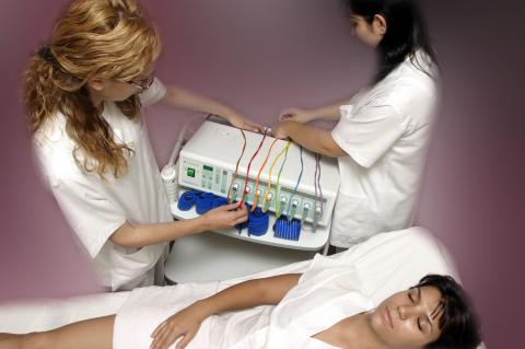 image Gimnasia pasiva: preparación de consola y electrodos