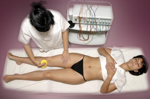 image Gimnasia pasiva: limpieza de gel conductor