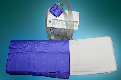 image Presoterapia: colocación de alforjas de sujeción de tubos