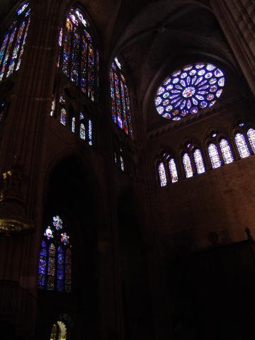 image Rosetón y vidrieras de la Catedral de León